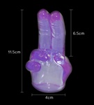 雙指萬能~AV棒專用配件【小双指】紫