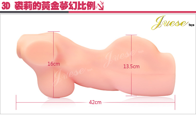 香港Juese-裘莉的曲線美體3D(仿真構造私處)重量級6.8Kg自慰器-特