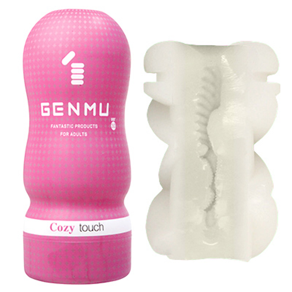 【日本GENMU】 GENMU 3 Cozy touch Pink ［コージータッチ ピンク］ GENMU 三代 COZY 香舌挑逗 緊緻吸吮加強自慰杯(桃紅)