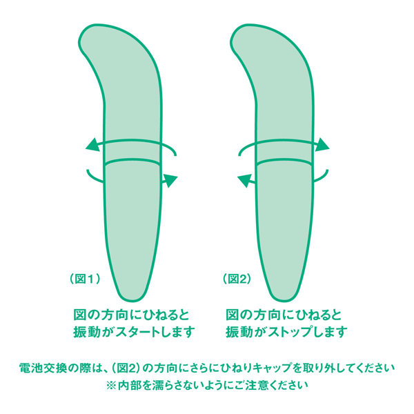 【日本 SSI JAPAN】ピンクスティックローターCC グリーン G點震動棒(綠色)