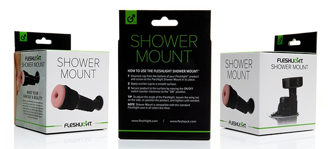 美國Fleshlight-Shower Mount 手電筒固定器(無轉接環)(特)