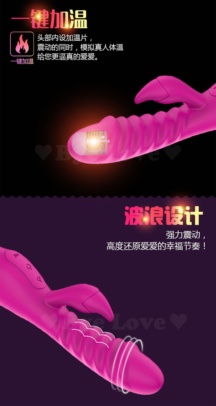 香港Mannuo＊艾沙七段變頻按摩棒【USB充電】紫