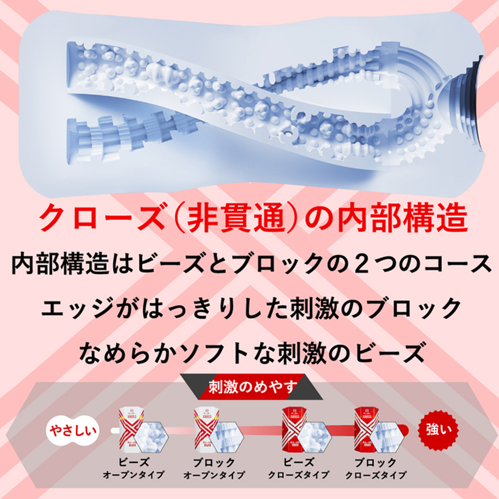 日本Men’ s Max XROSS Close交錯式非貫通飛機杯