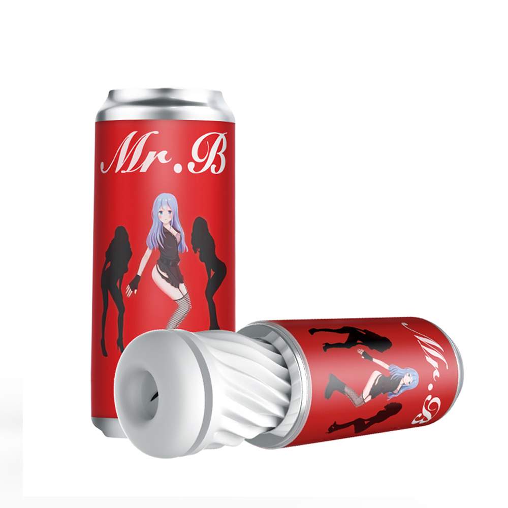 MR.B真空吸吮柔軟Q彈飛機杯可樂杯(COCO-紅色)