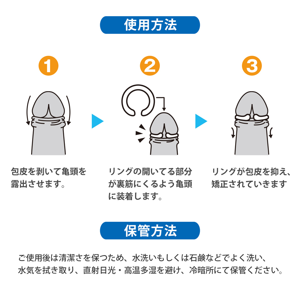 日本SSI JAPAN 可24小時配戴的包莖矯正環_L碼(陰莖寬26mm~)