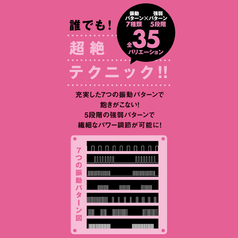 【日本PxPxP】denma35段變頻AV女優按摩棒(粉色)