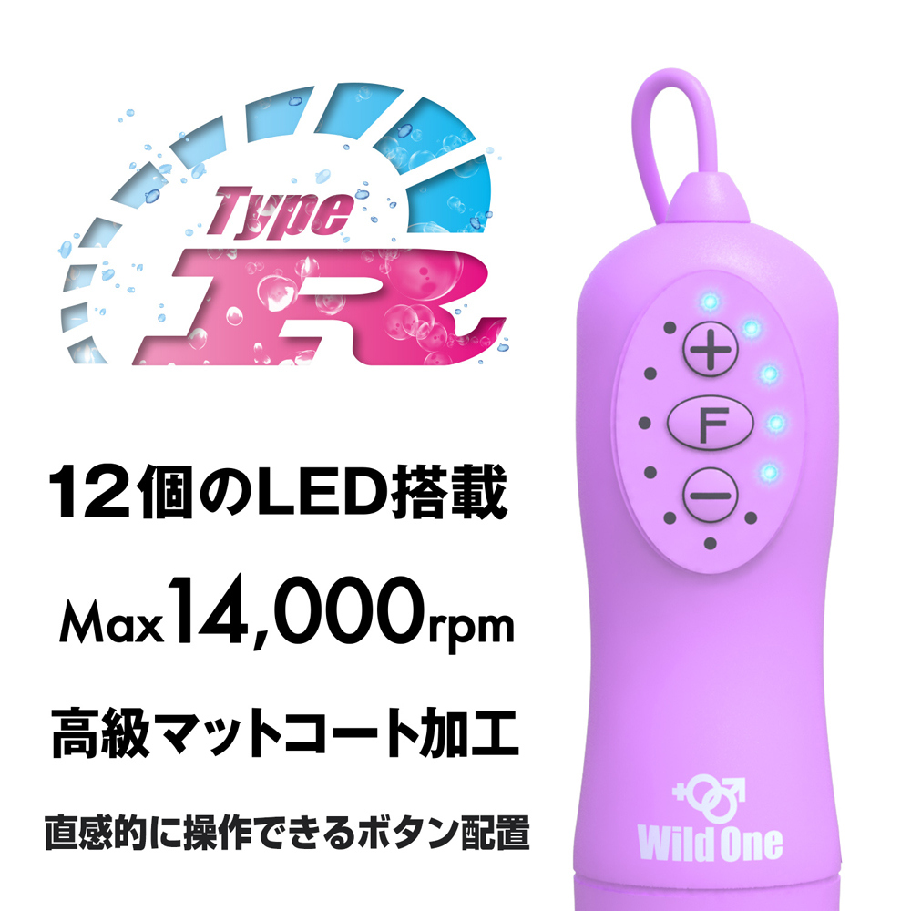 日本SSI JAPAN完全防水Type-R迷你小震蛋情趣跳蛋(紫色)