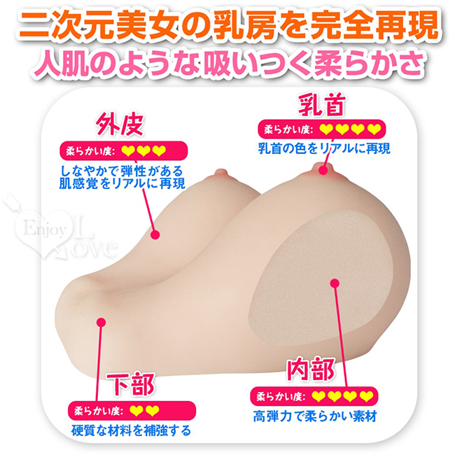 日本NPG ‧ 爆乳【お椀型】二次元人肌感觸 美女の乳房完全再現﹝2600g﹞