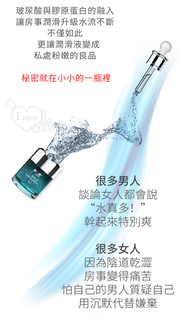 日本Drywell【涉い井】房事潤滑 呵護私處 膠原蛋白/玻尿酸水光潤滑液 25ML