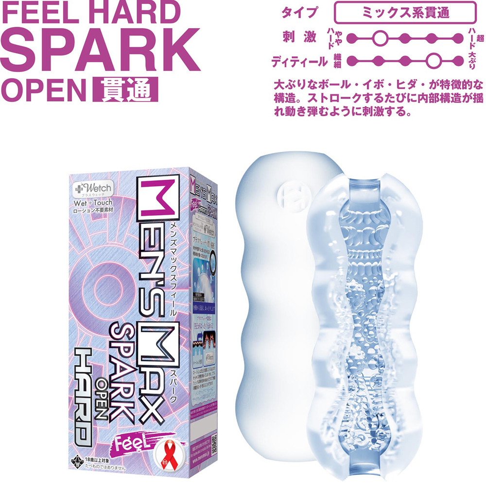 日本Men’ s Max 貫通型FEEL SPARK硬版(紫)