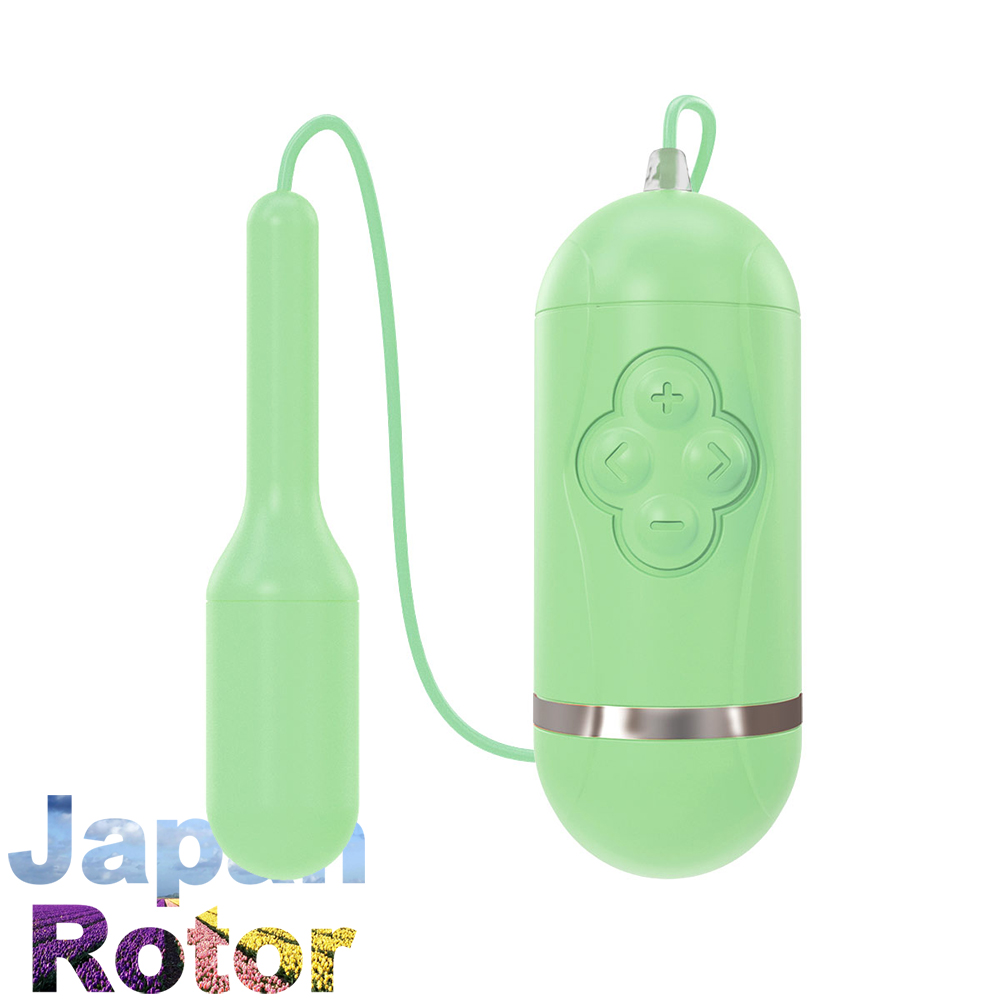 日本SSI JAPAN Color Rotor CC 10×10段變頻靜音防水軟皮跳蛋(巧克力薄荷冰淇淋-綠)