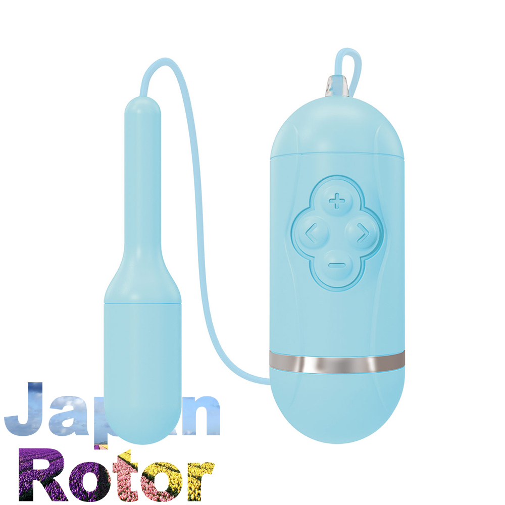 日本SSI JAPAN Color Rotor CC 10×10段變頻靜音防水軟皮跳蛋(冰淇淋蘇打-藍)