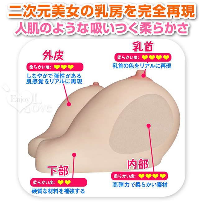 日本NPG ‧ 超乳【水滴型】二次元人肌感觸 美女の乳房完全再現﹝2300g﹞