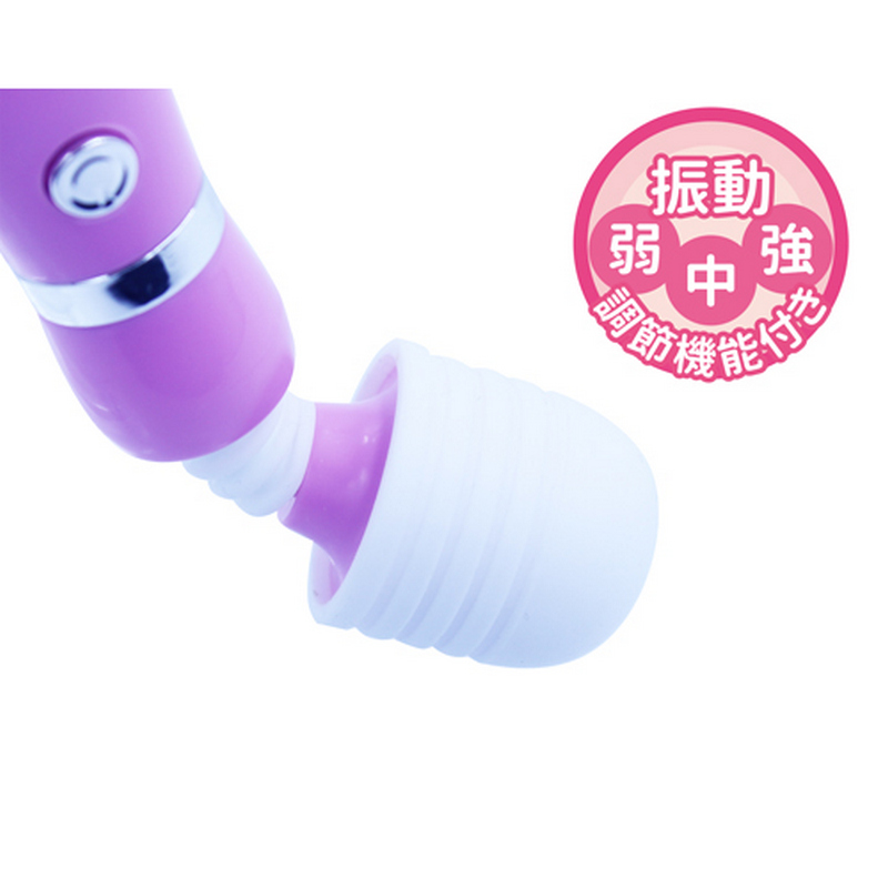 日本MODE＊P.S Belle［ベル］チェリー 3段模式AV電動按摩棒(紫色)